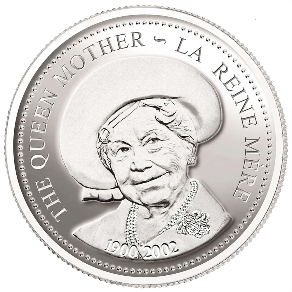 Canada 2002 silver dollar Queen Mother