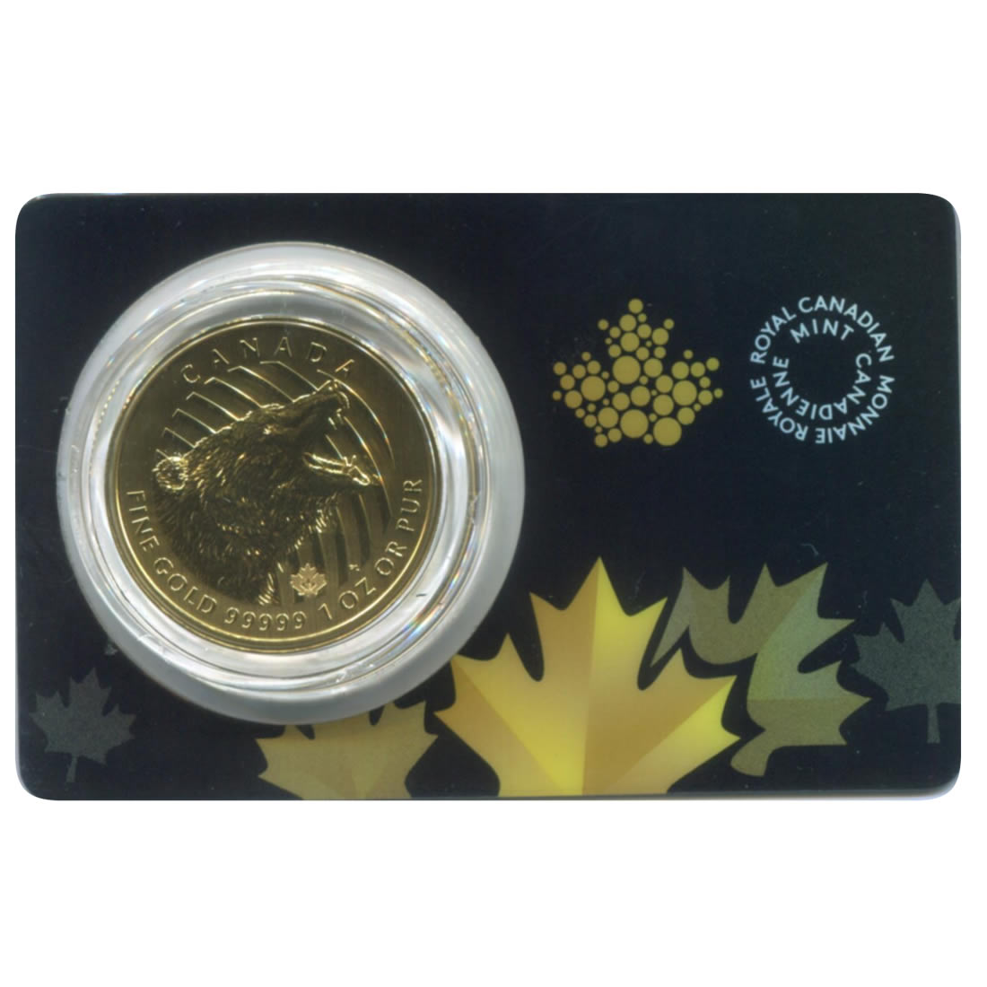 Canada 1 ounce Gold Grizzly 2016 .99999 pure