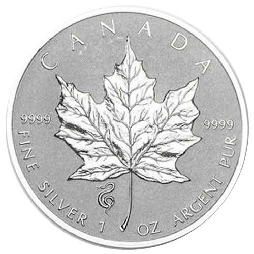2017 Canadian Maple Leaf Reverse Proof Rooster Privy 1 oz .9999 Silver Coin 