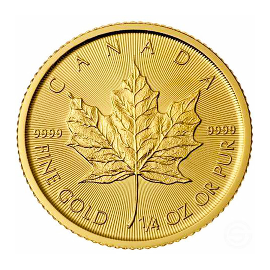 2022 1/4 oz Canadian Gold Maple Leaf Uncirculated