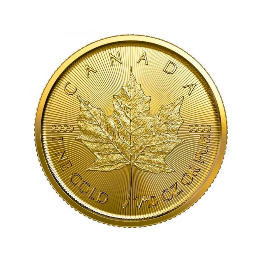 2022 1/10 oz Canadian Gold Maple Leaf Uncirculated