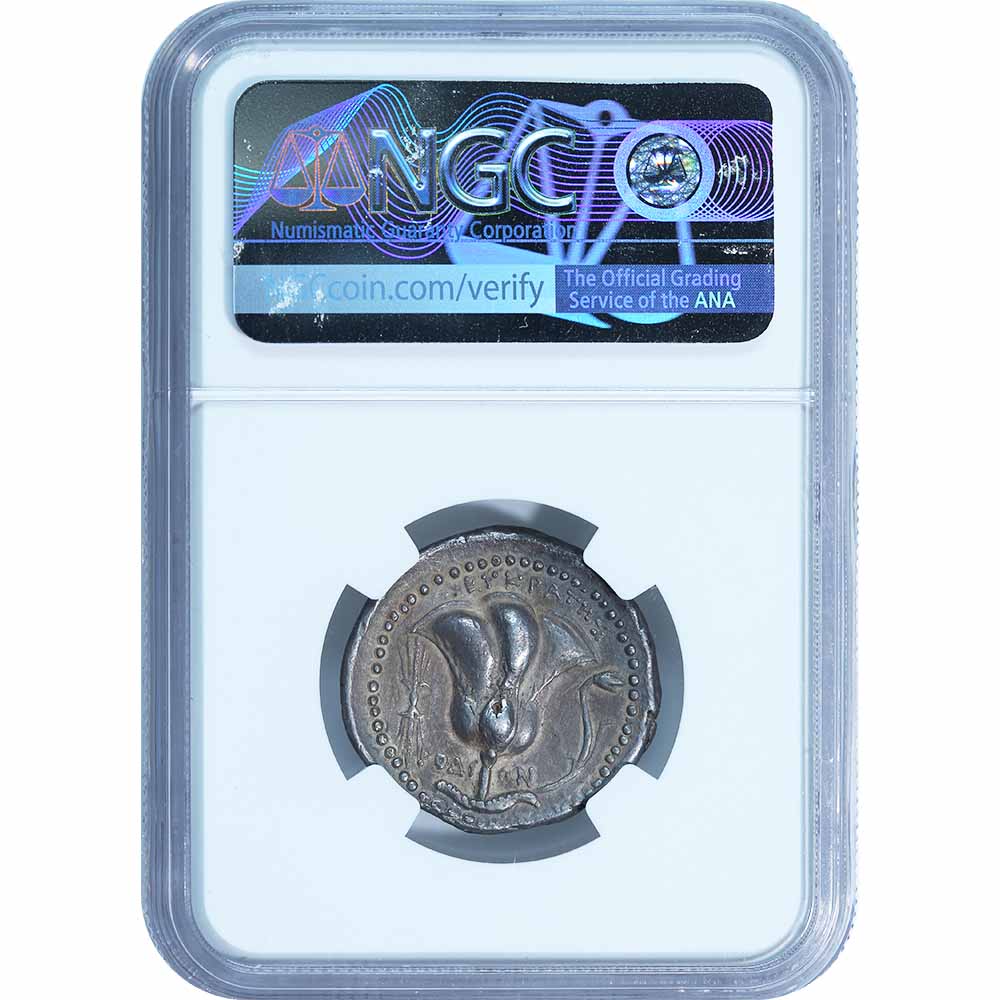 激レアAROS / GREED 150 (アロス / グリード150) Rhodes Caria AR Tetradrachm 230-205 B.C. Helios & Rose XF NGC