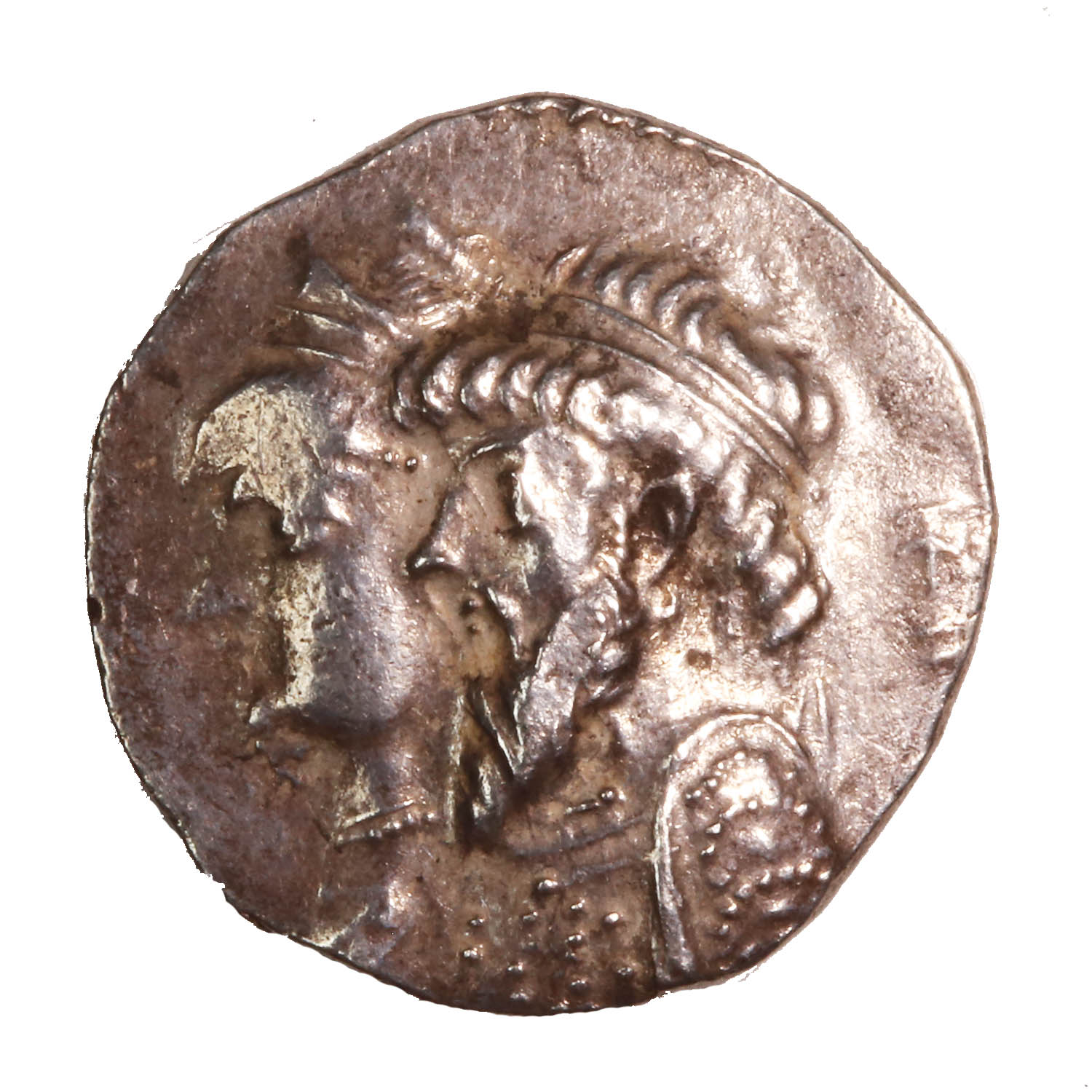 Elymias Kingdom AR Tetradrachm Kamnaskires III Queen Anzaze 82-75 B.C.