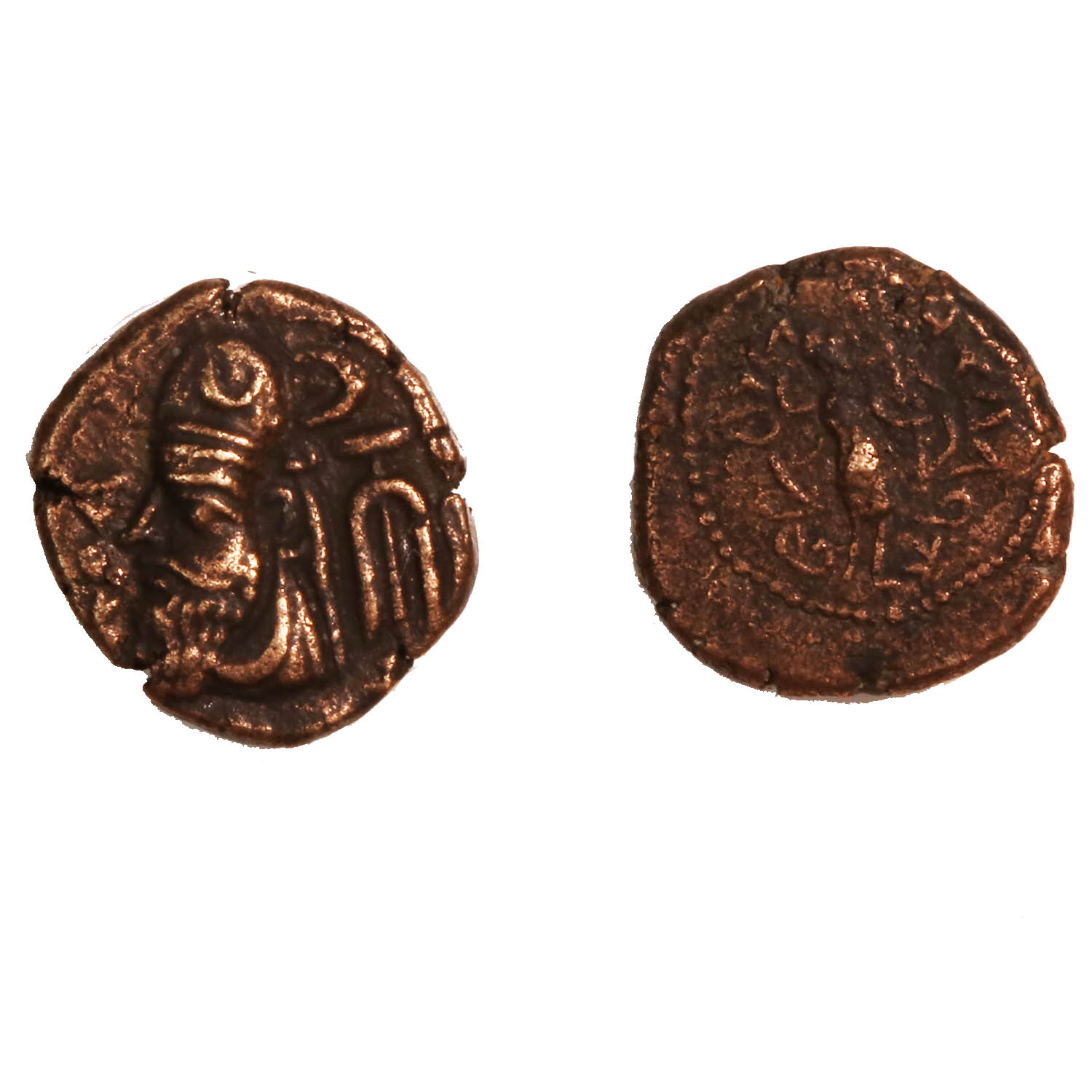 Elymias Kingdom AE Drachm Phraates 150 A.D. Artemis Reverse
