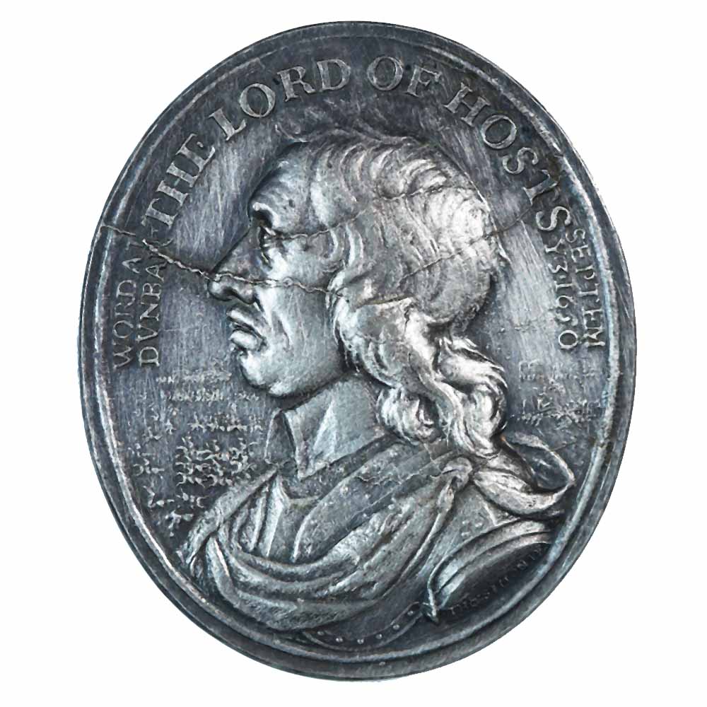 Great Britain 1650 Silver Dunbar Medal 1760 Restrike