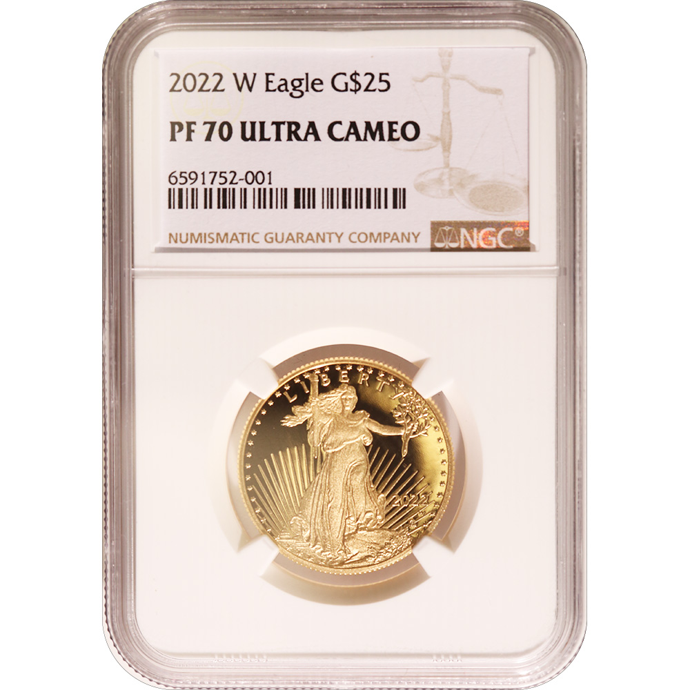 通常 1本タイプ 【品質保証書付】 アンティークコイン NGC PCGS 1986 W American Gold Eagle Proof oz  $50 Coin