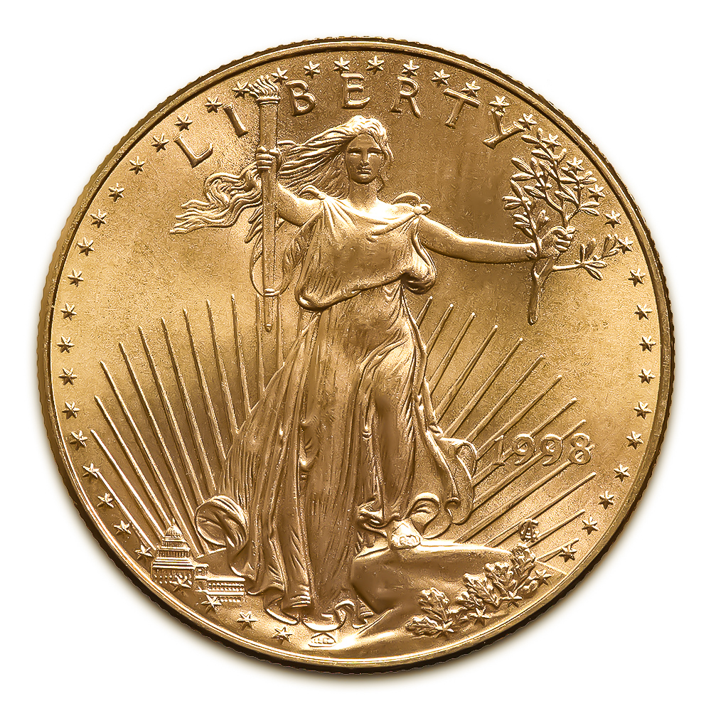 1998 American Gold Eagle 1/10 oz Uncirculated