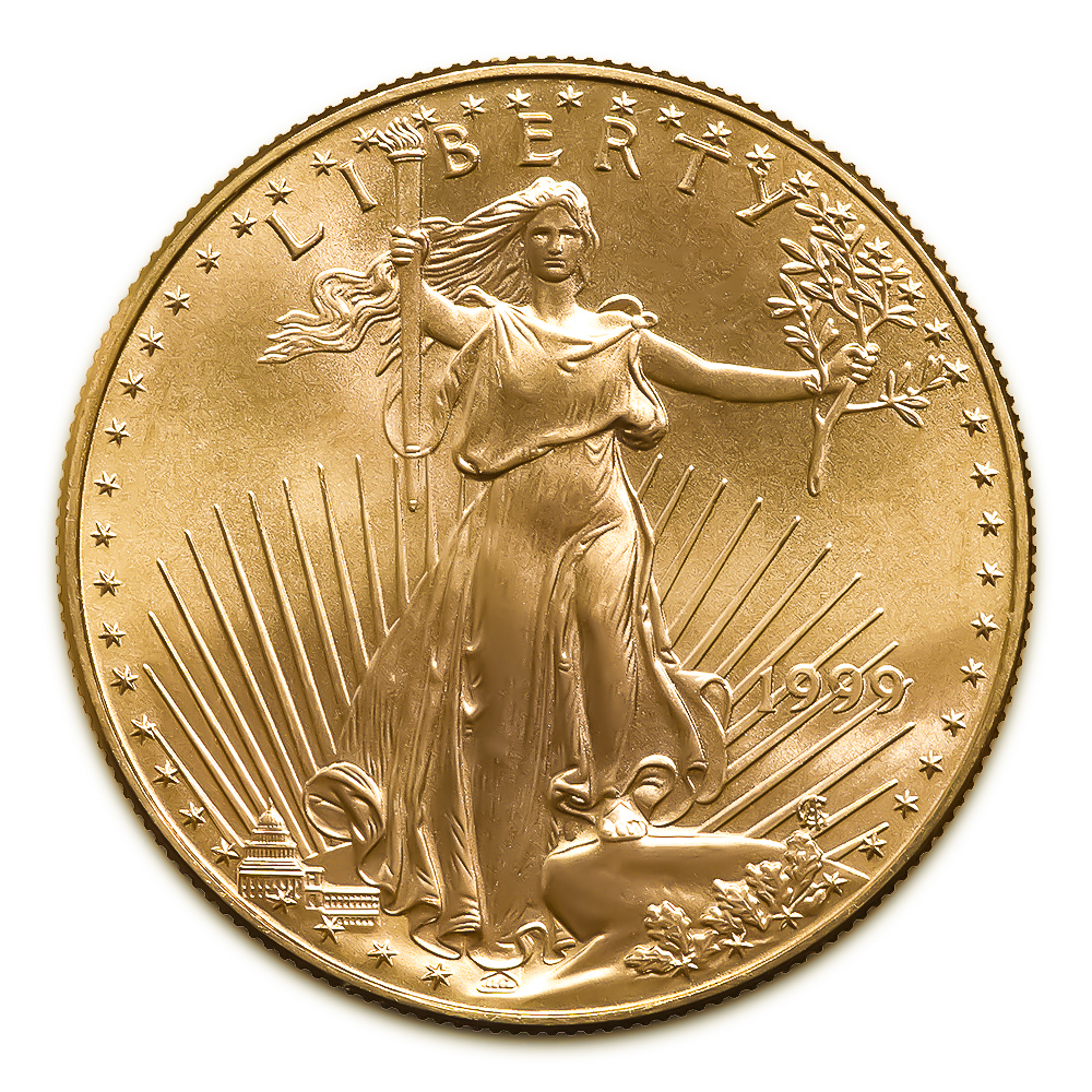 1999 American Gold Eagle 1/2 oz Uncirculated