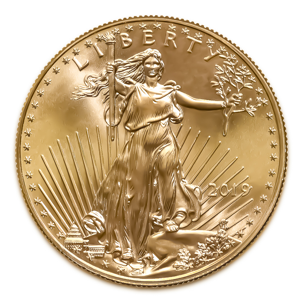 2019 American Gold Eagle 1/10 oz Uncirculated