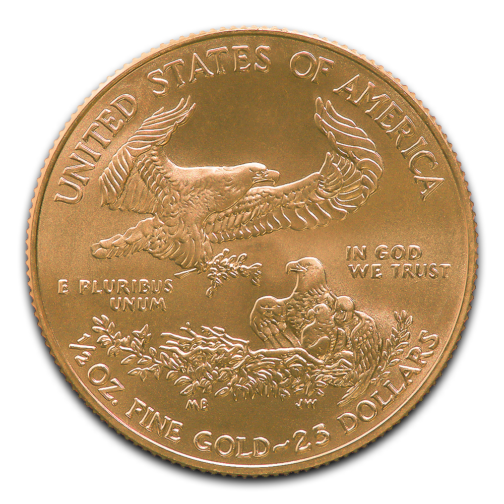 2012 American Gold Eagle 1/2 oz Uncirculated