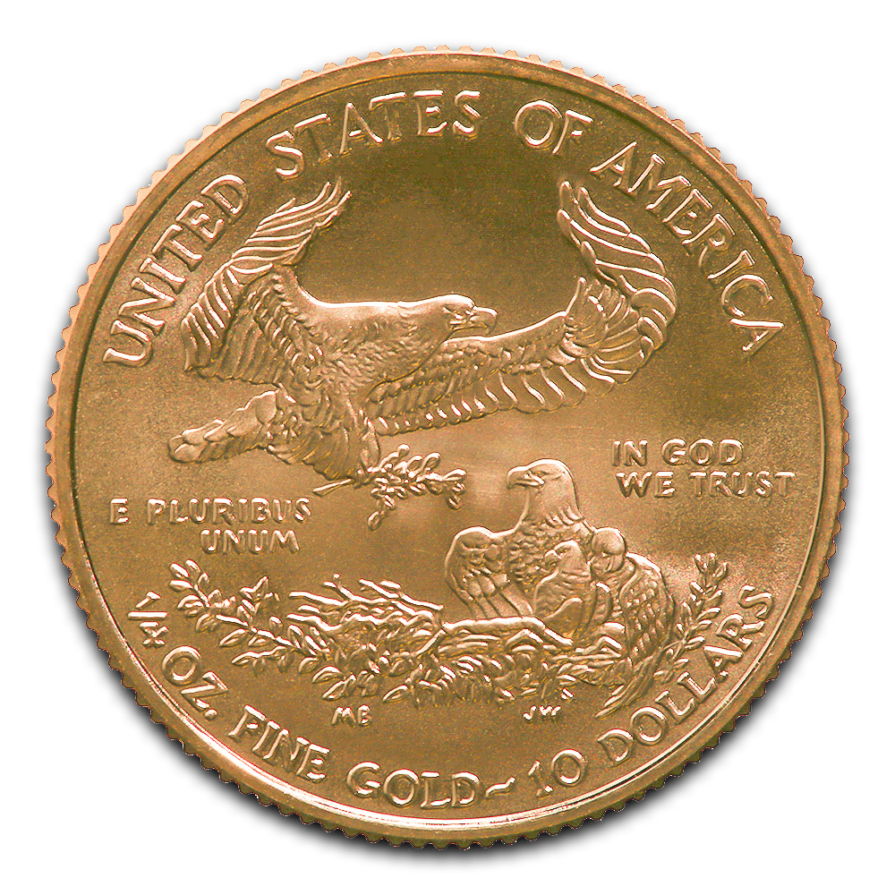 1993 American Gold Eagle 1/4 oz Uncirculated