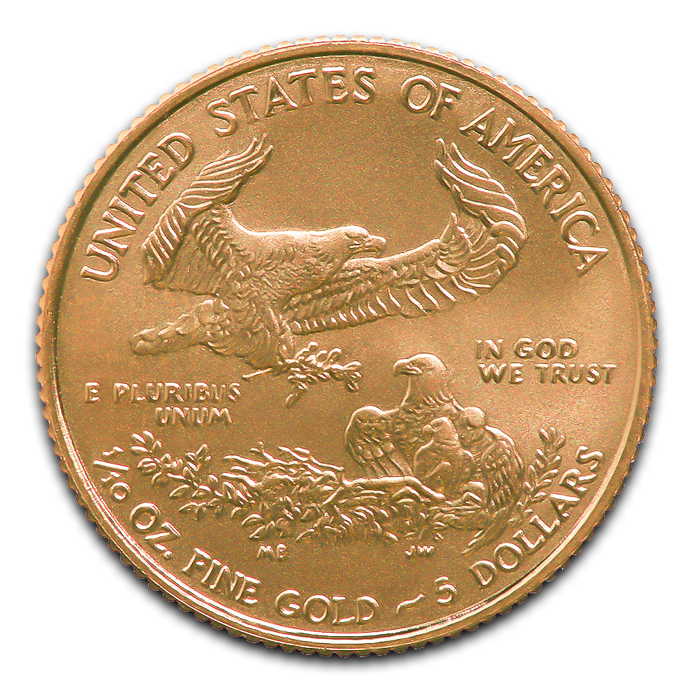 1994 American Gold Eagle 1/10 oz $5 BU