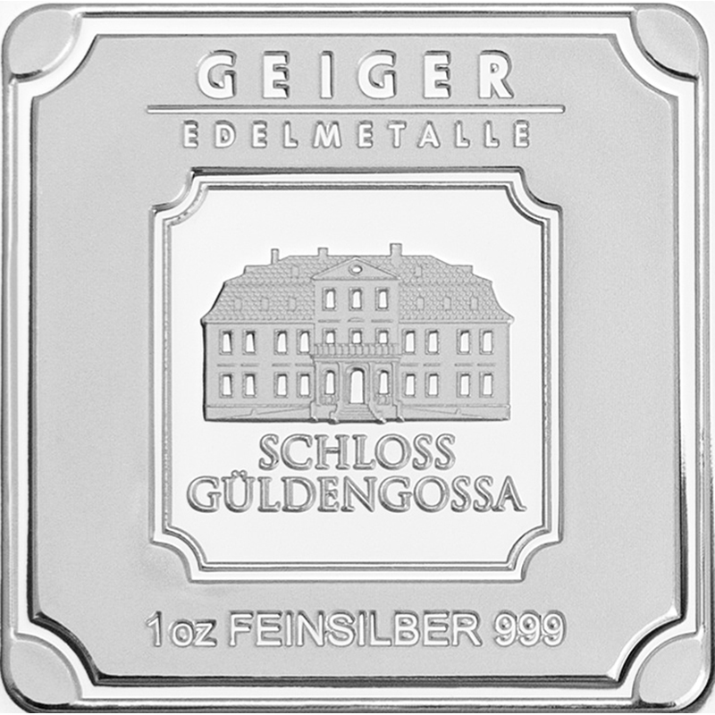 Geiger Metals 1 Ounce Silver Bar no assay