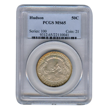 Certified Early Commemorative 1935 Hudson MS65 PCGS