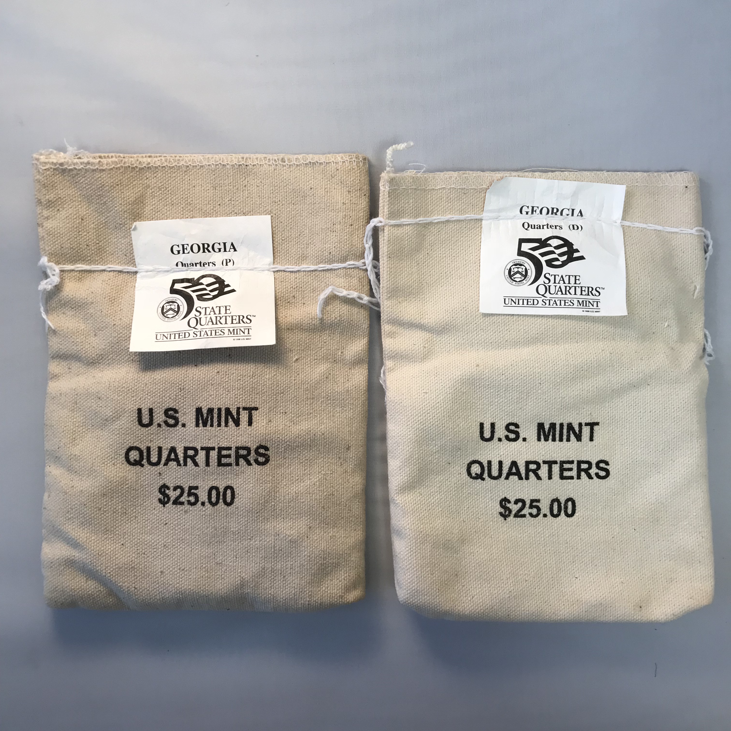 Maryland $25 Quarter Mint Bags Unopened 2000 P & D