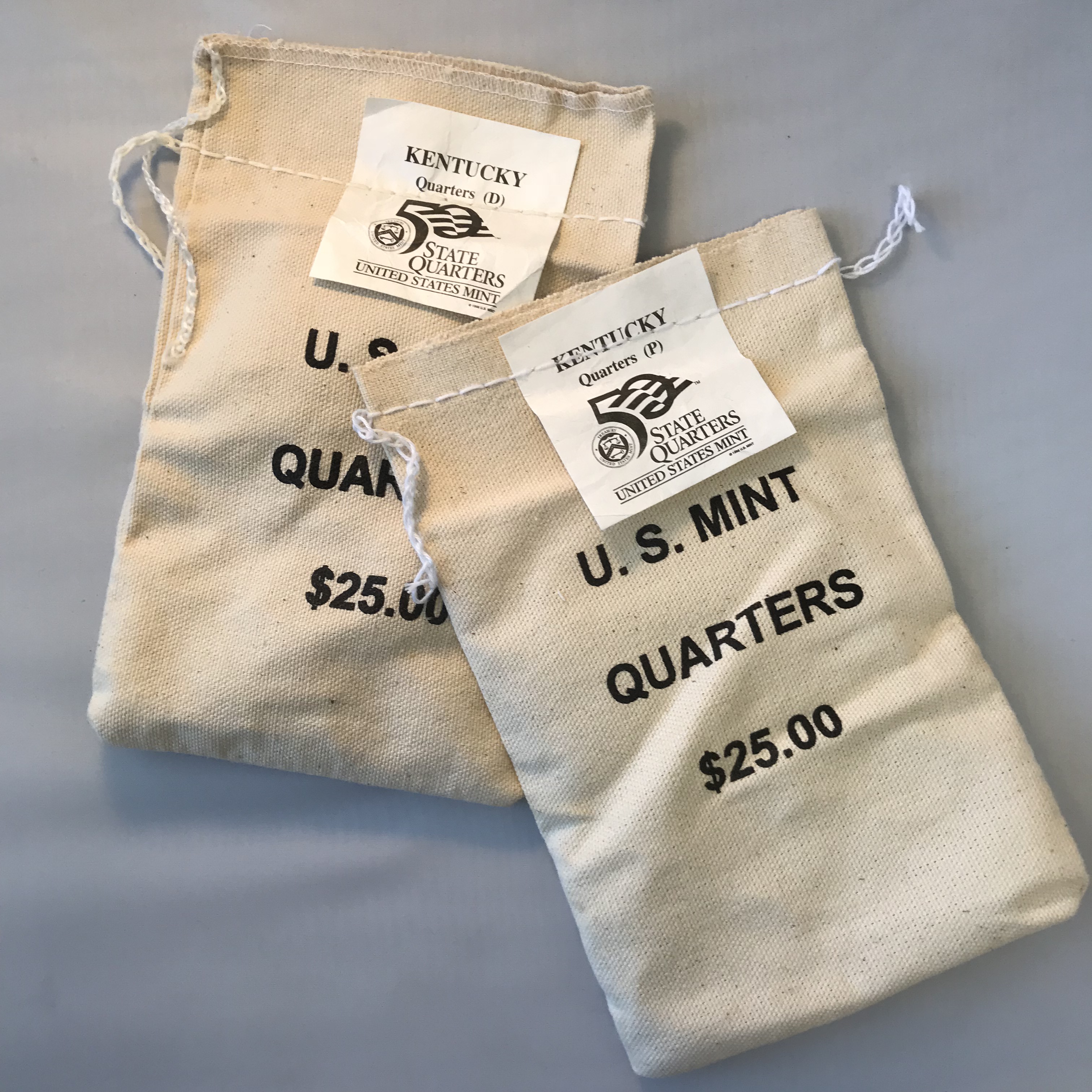 Kentucky $25 Quarter Mint Bag Unopened 2001 P & D