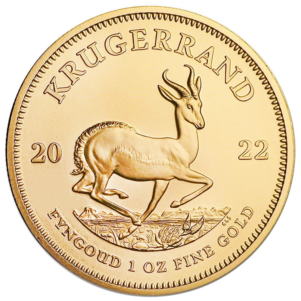 South Africa Gold Krugerrand 1 Ounce 2022