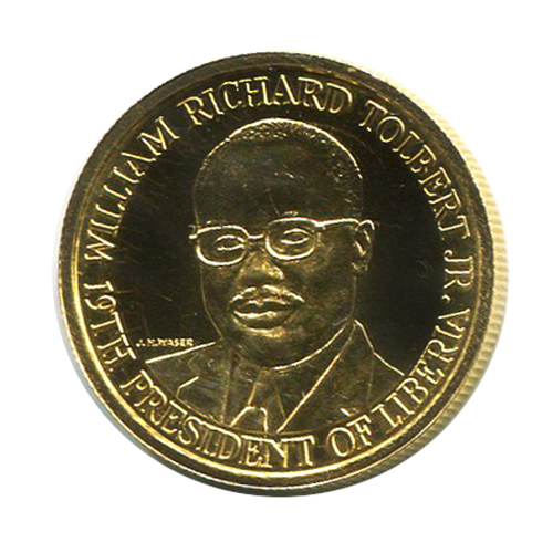 Liberia $25 Gold PF 1972 Sesquicentennial