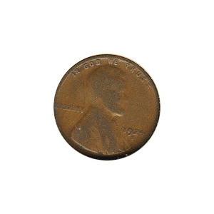 Lincoln Cent G-VG 1924-S