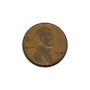 Lincoln Cent G-VG 1930-D
