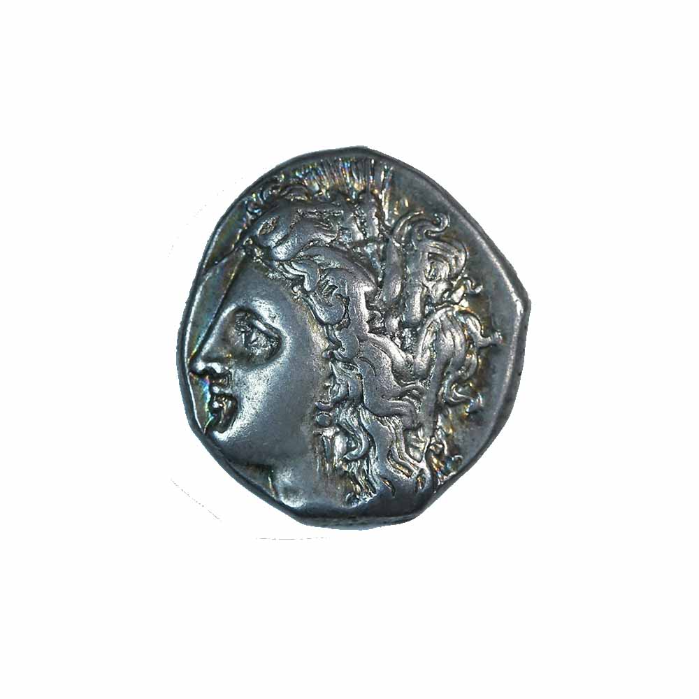 Metapontum Lucania AR Nomos 330-290 B.C. chVF Demeter & Barley