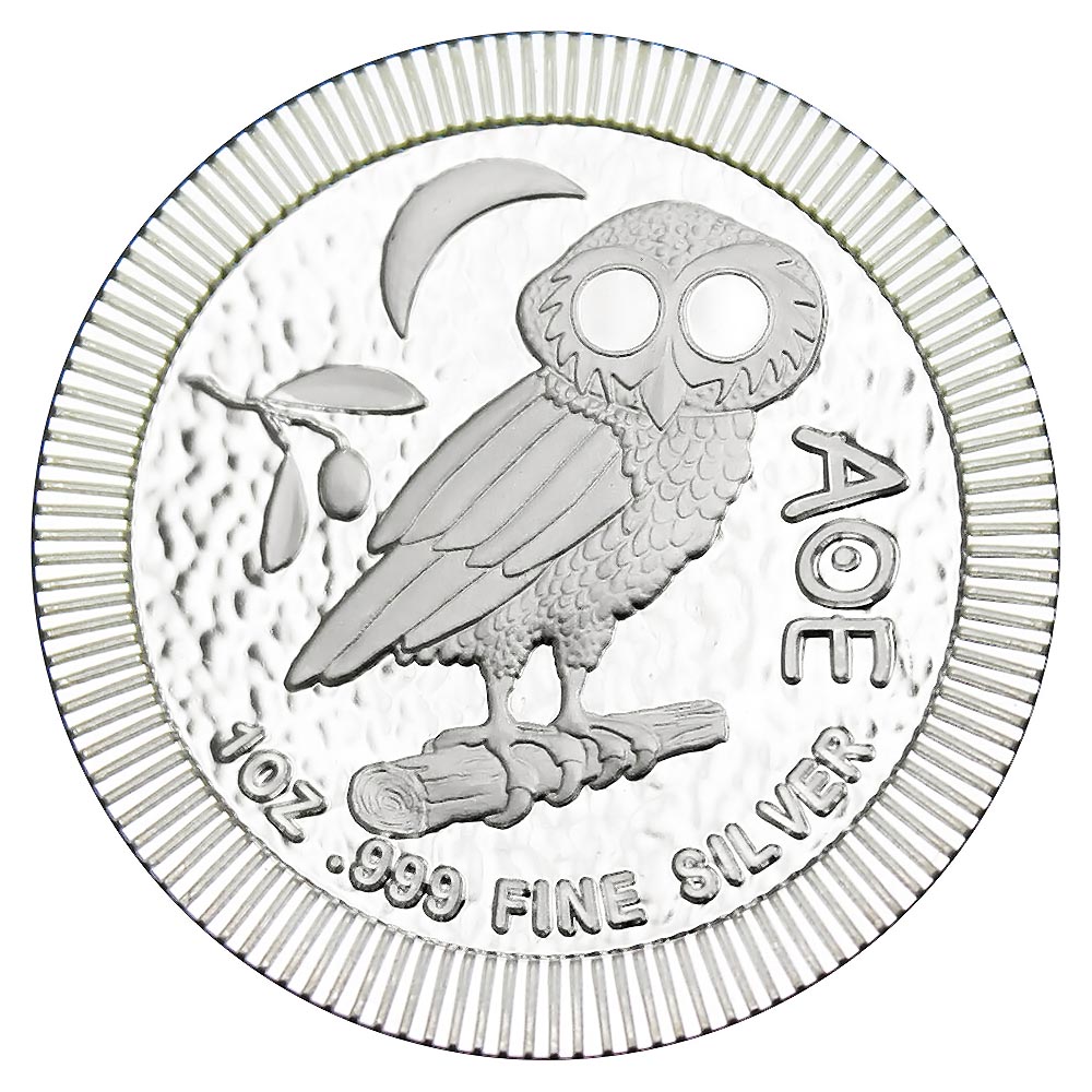 Niue 1 Ounce Silver 2017-Date Athenian Owl