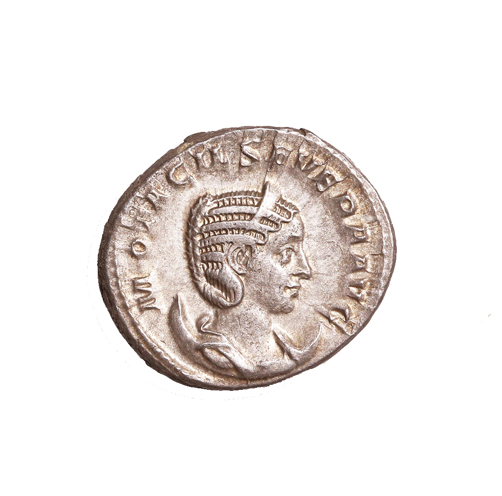 Roman Empire AR Antoninianus Otacilia Severa 245-247 A.D. RIC-125 Concordia AU