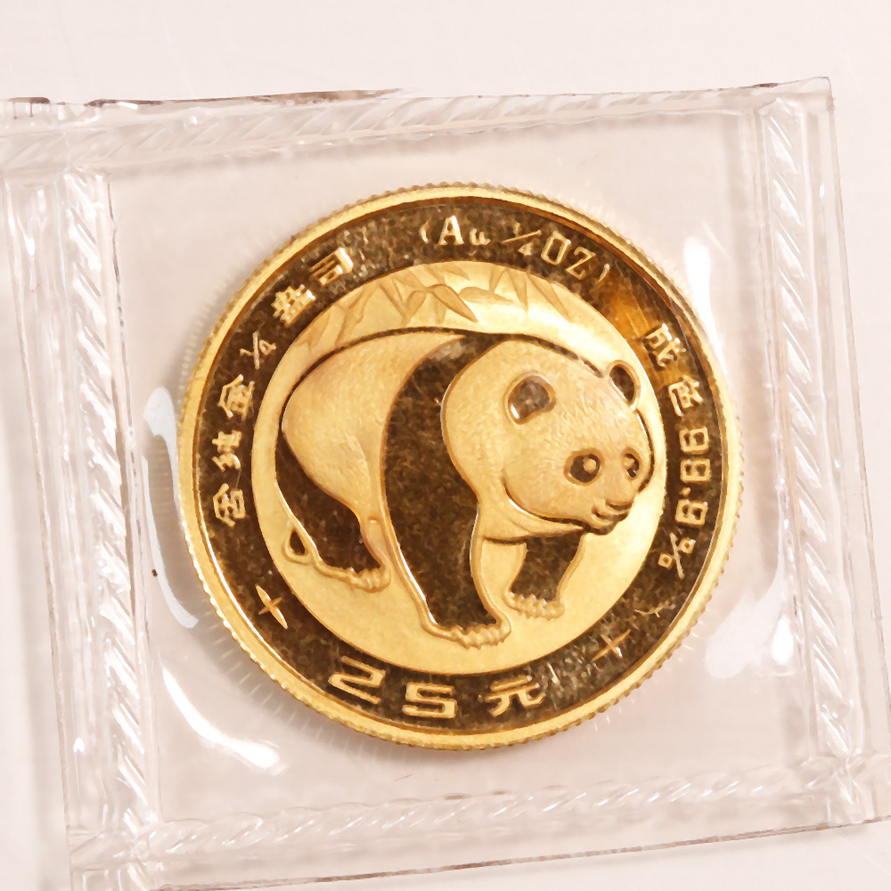 Chinese Gold Panda Quarter Ounce 1983