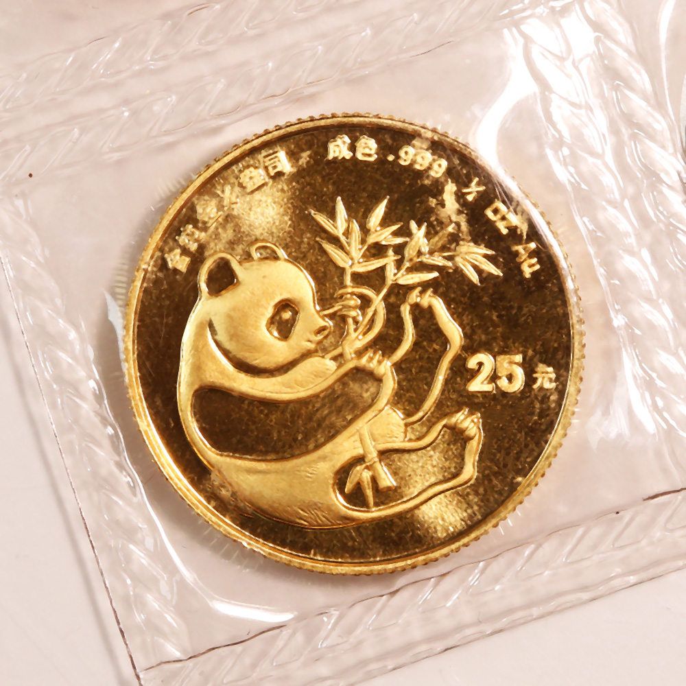 Chinese Gold Panda Quarter Ounce 1984