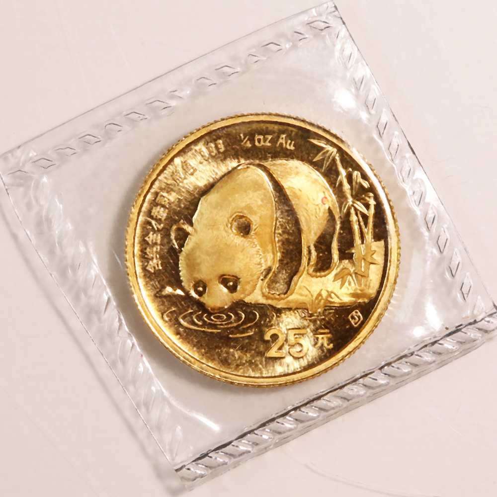 Chinese Gold Panda Quarter Ounce 1987