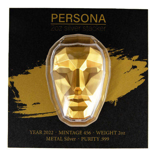 Kayso PM032GD Gold Full Face Bauta Style Plastic Mask