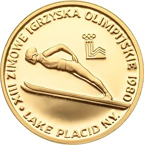 Poland 2000 Zlotych Gold PF 1980 Winter Olympics