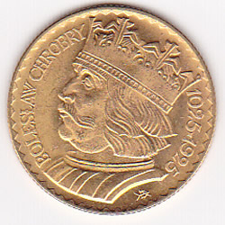 Poland 10 zlotych gold 1925 UNC