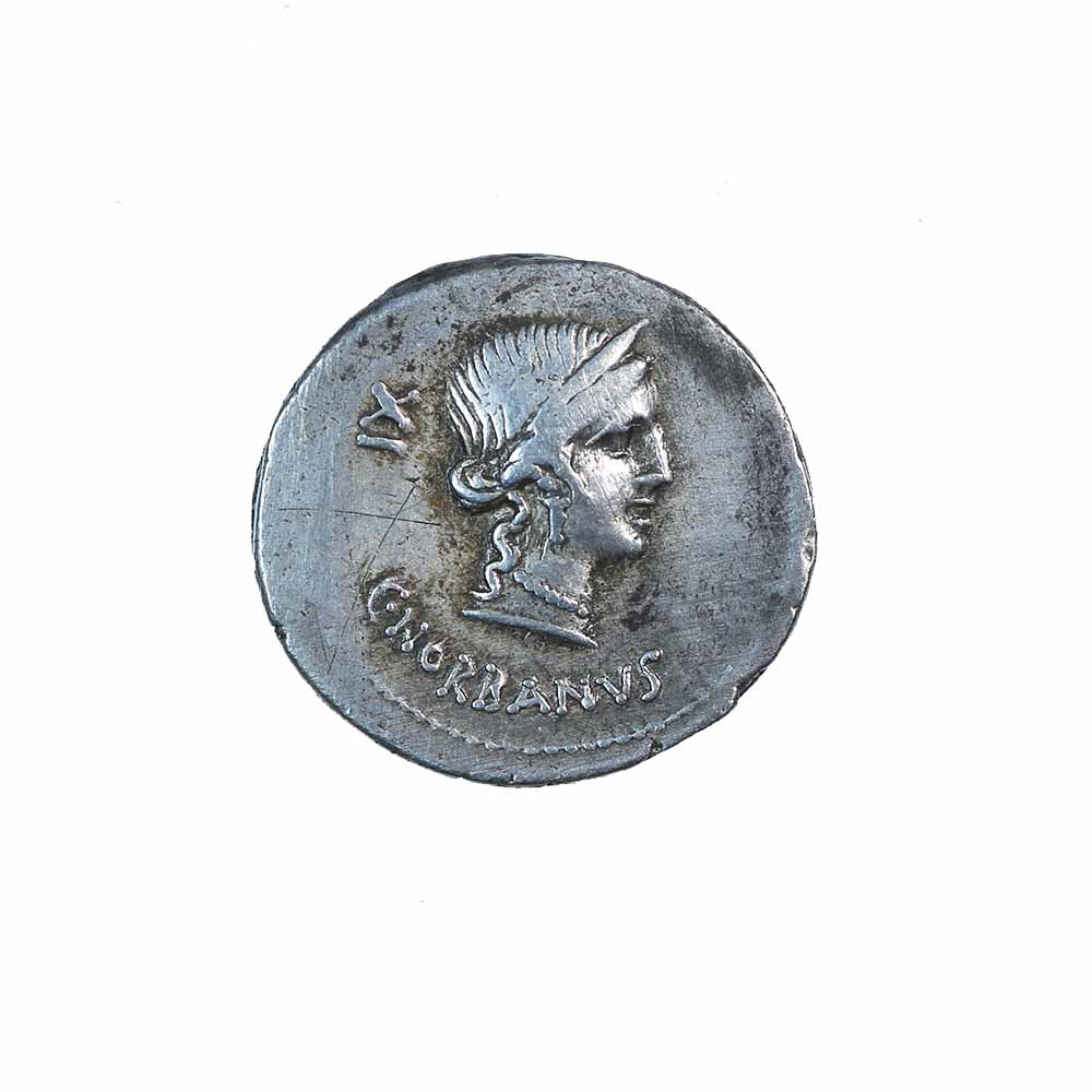 Roman Republic AR Denarius 83 B.C. C. Norbanus ChVF