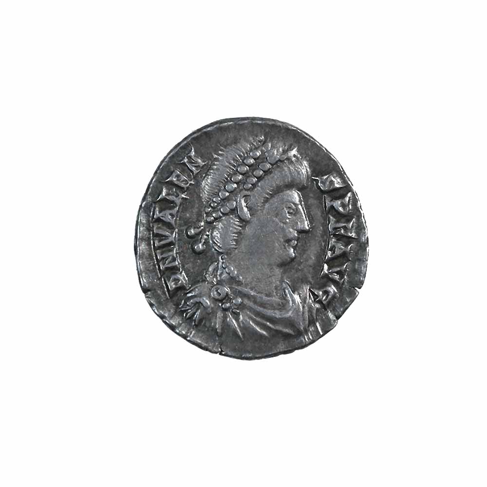 Roman Empire AR Siliqua Valens 367-375 A.D. ChXF RIC 27e Victory