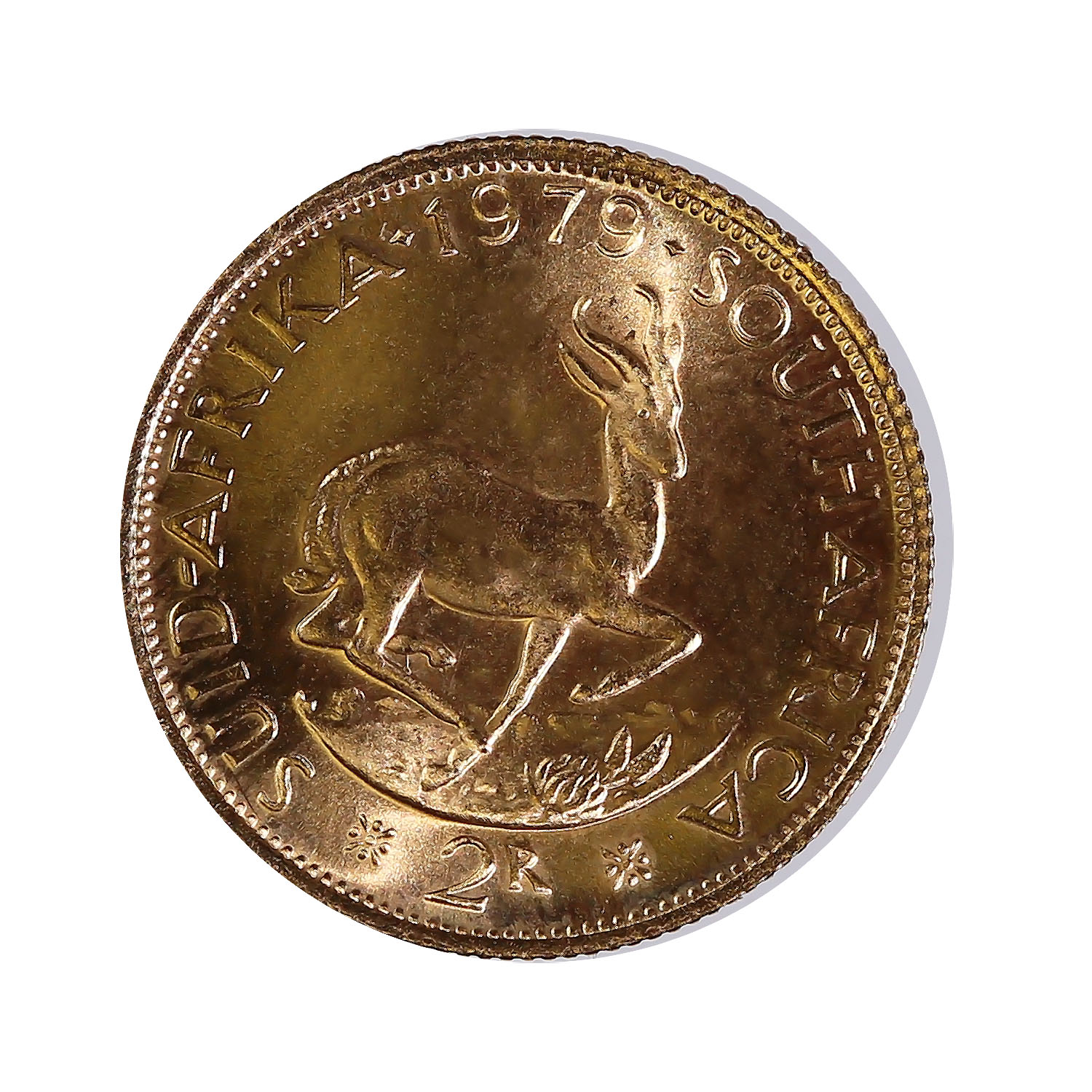 South Africa 2 Rand Gold 1961-1983 BU