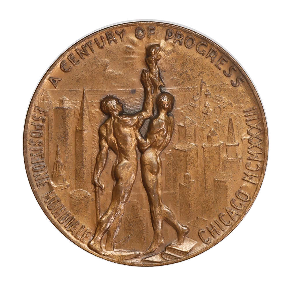 So-Called Dollar 1933-1934 Century of Progress Expo Chicago HK#471a Bronze
