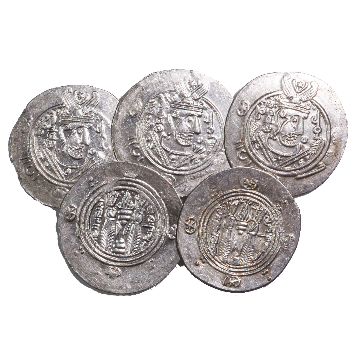 Tabaristan Silver Hemidrachm AH155-164 (771-780 A.D.) Gov. Umar AU-MS