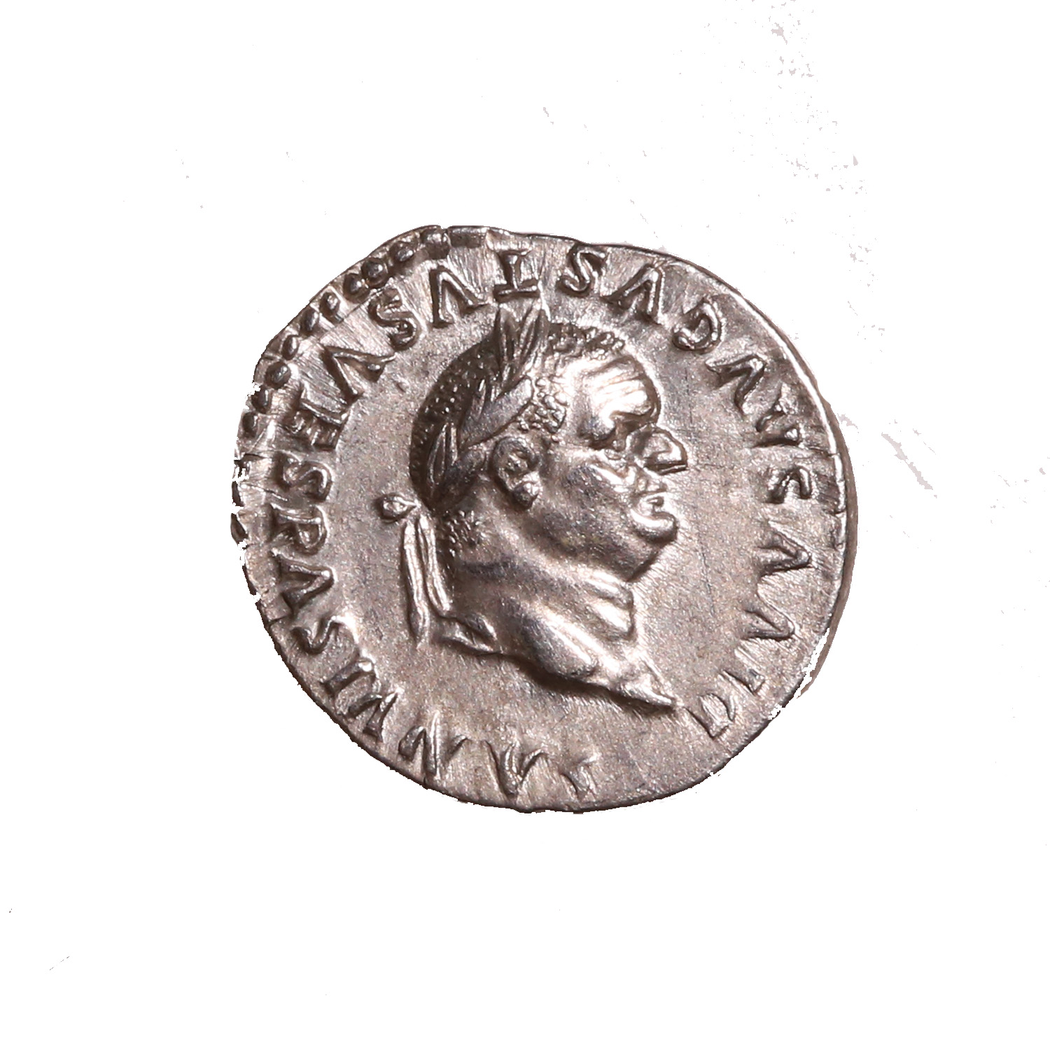 Roman Empire AR Denarius Vespasian 88-89 A.D. RIC-359 AU