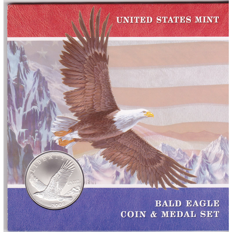 2008 Bald Eagle Coin and Medal Set