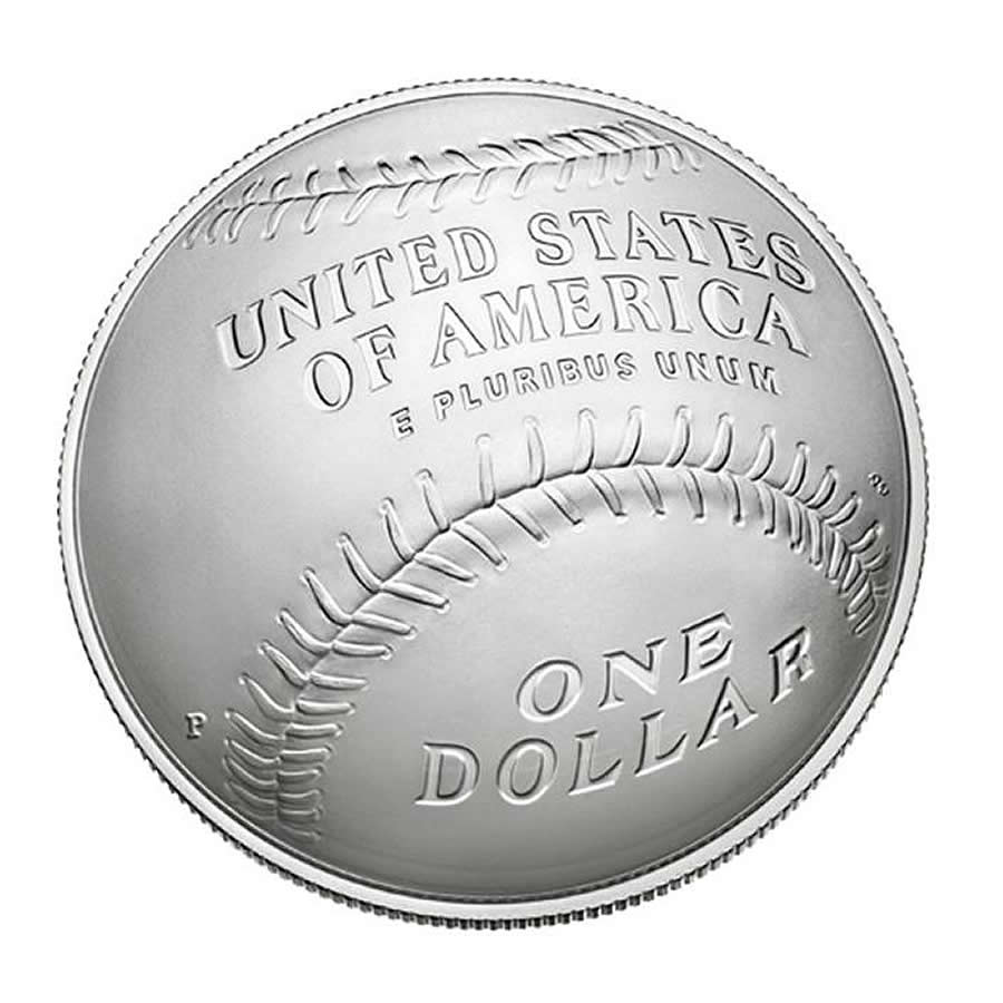 US Commemorative Dollar Uncirculated 2014 Baseball