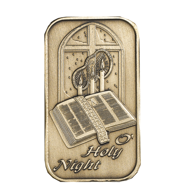 Christmas 2009 Bronze Bar X-2 O Holy Night (with ornament holder)