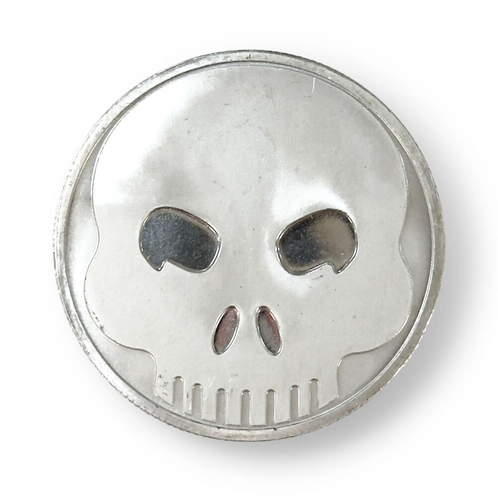 Emoji 2023 Skull 1 oz .999 Silver Coin