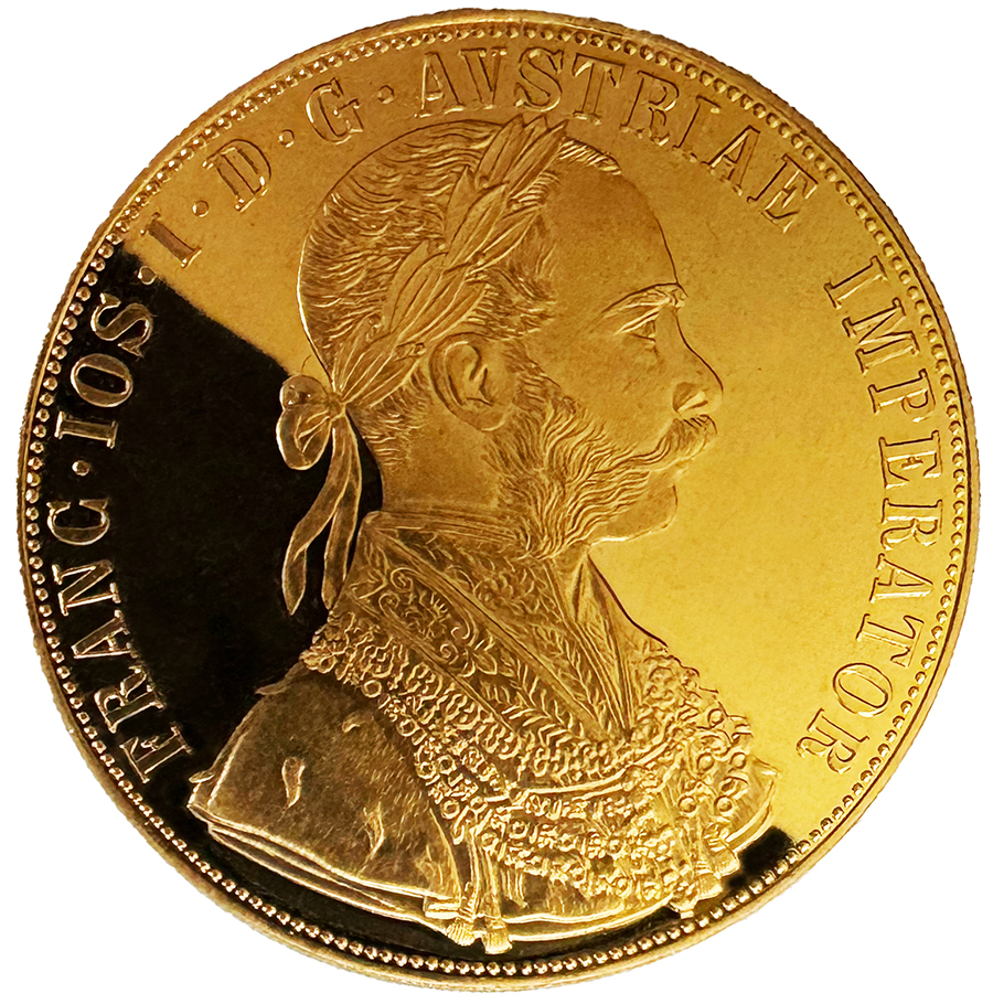 Austria 4 Ducat Gold Coin
