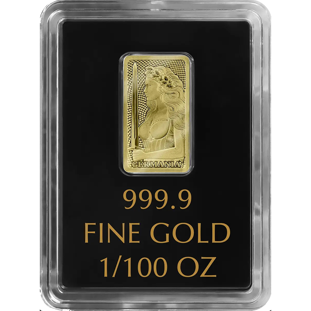 Germania Mint 1/100 oz Gold Bar