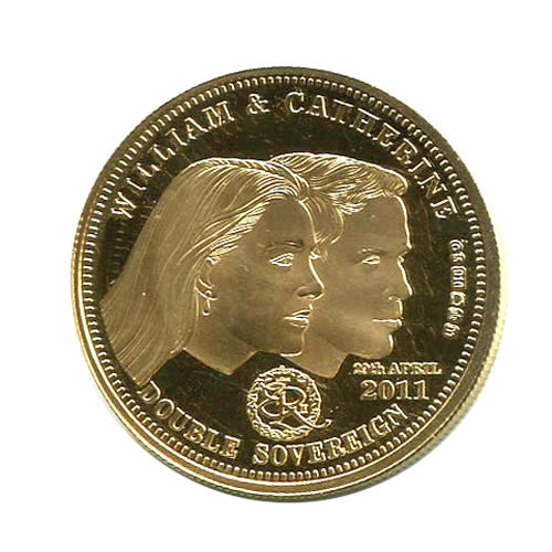 Great Britain Double Sovereign 2011 Royal Wedding PF