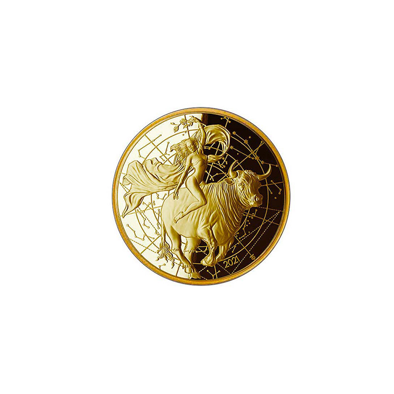 Le Grande Mint 1 gram Gold 2021 The Seduction of Europe