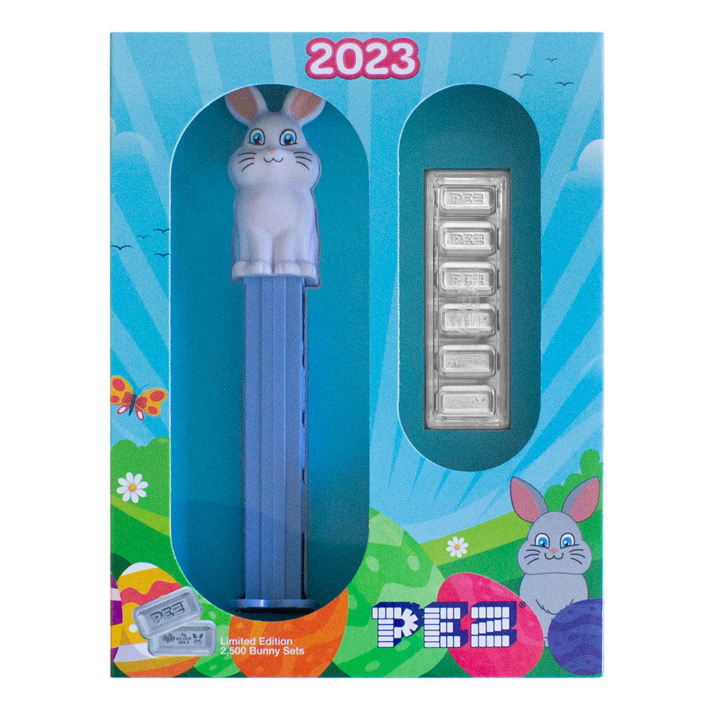2023 PEZÂ® Easter Bunny Dispenser with 6x 5g Ag Bars