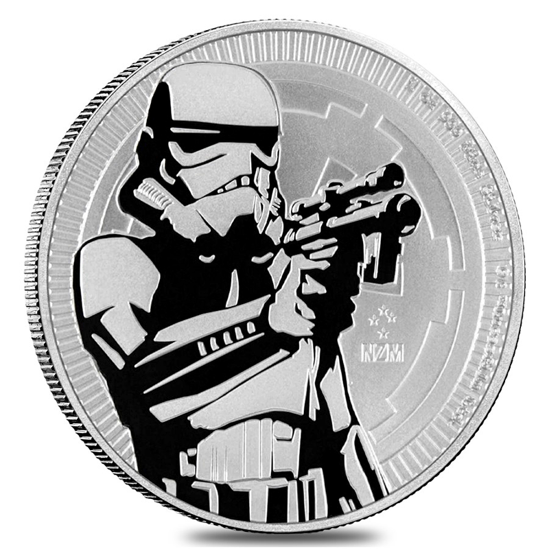 2018 1 oz Niue Stormtrooper Star Wars Silver Coin