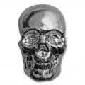 1 Kilo Atlantis Mint Hand Poured .999 Silver Skull
